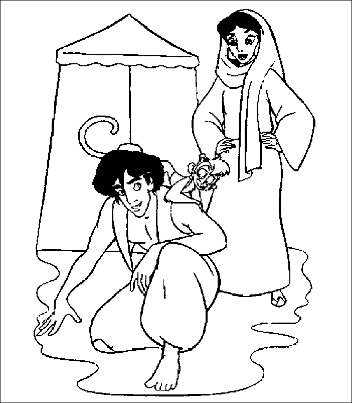 Disegno 13 Aladino