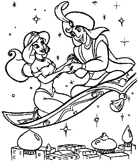 Disegno 6 Aladino