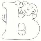 Disegno 2 Alfabeto con orso