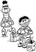 Disegno 3 Bert and ernie