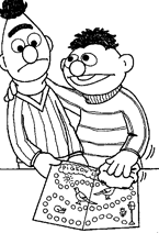 Disegno 6 Bert and ernie