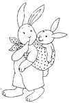 Disegno 26 Conigli