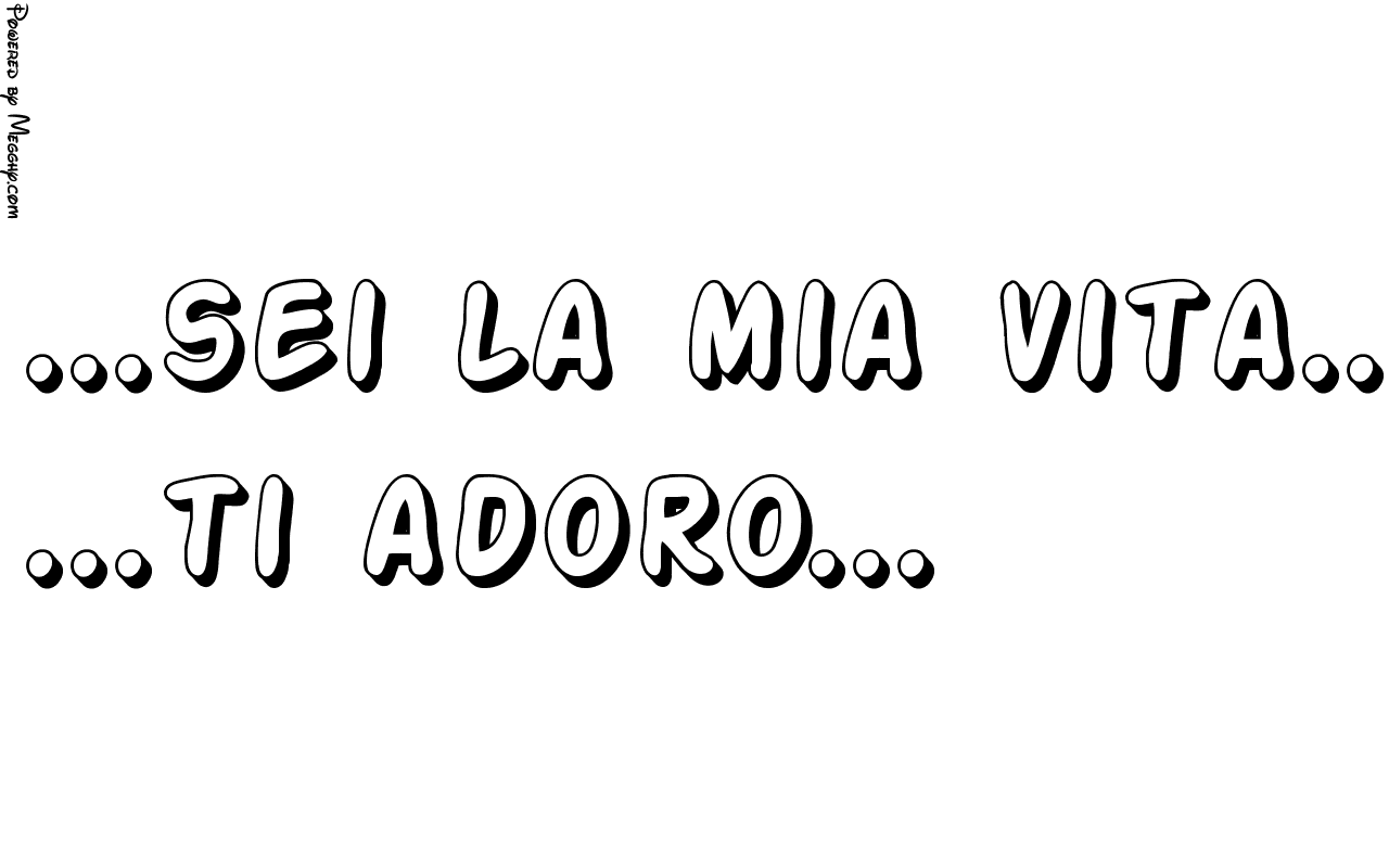 Disegno per bambini sei la mia vita 15635 da stampare e colorare