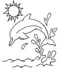 Disegno 14 Delfini