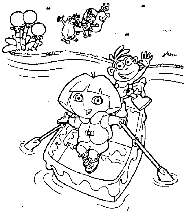Disegno 7 Dora esploratrice