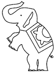 Disegno 34 Elefanti