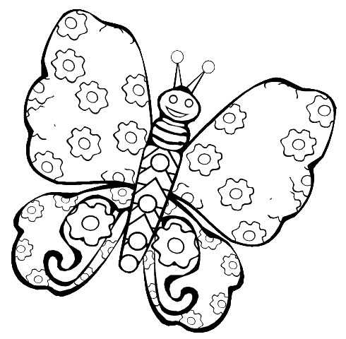 Disegno 82 Farfalle