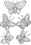 Disegno 118 Farfalle