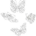 Disegno 126 Farfalle