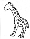 Disegno 10 Giraffe