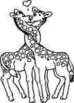 Disegno 11 Giraffe