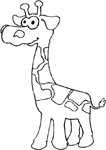 Disegno 12 Giraffe