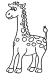 Disegno 21 Giraffe