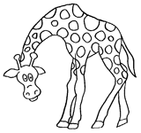 Disegno 7 Giraffe