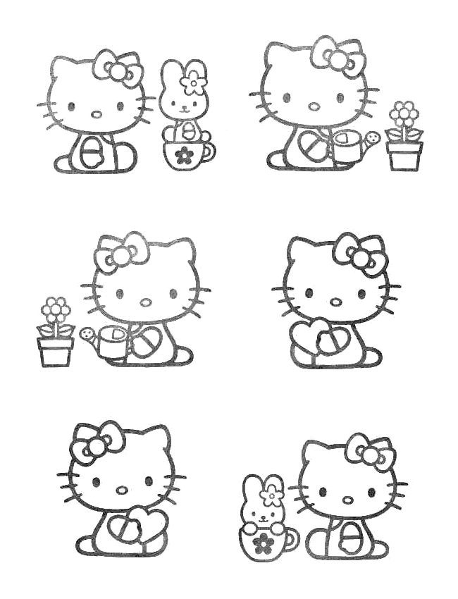 Disegno 6 Hello kitty