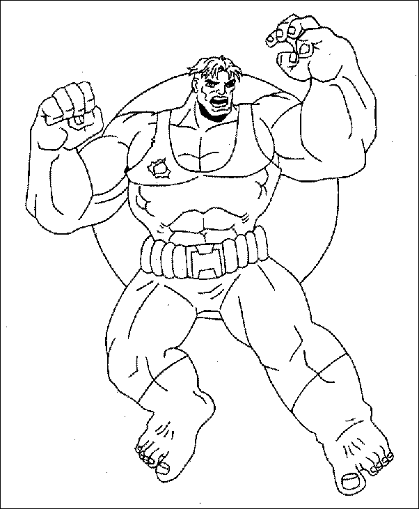 Disegno 15 Hulk