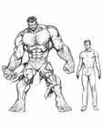 Disegno 8 Hulk
