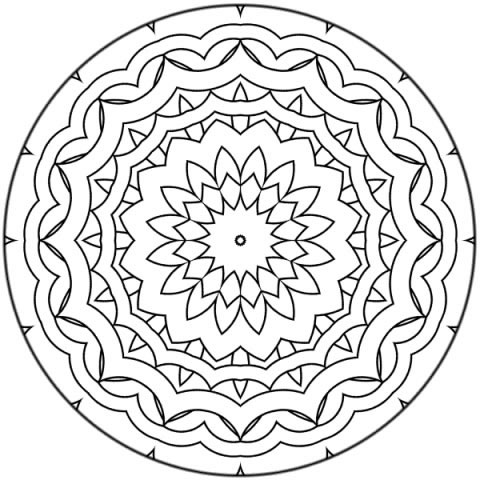 Disegno 22 Mandala