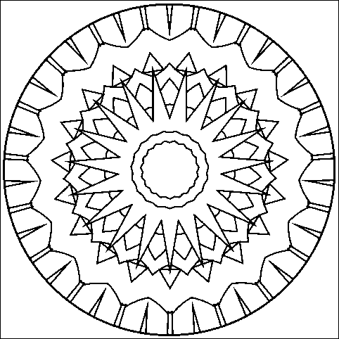 Disegno 6 Mandala