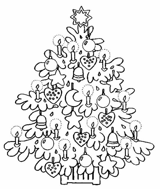 Disegno 17 Natale alberi