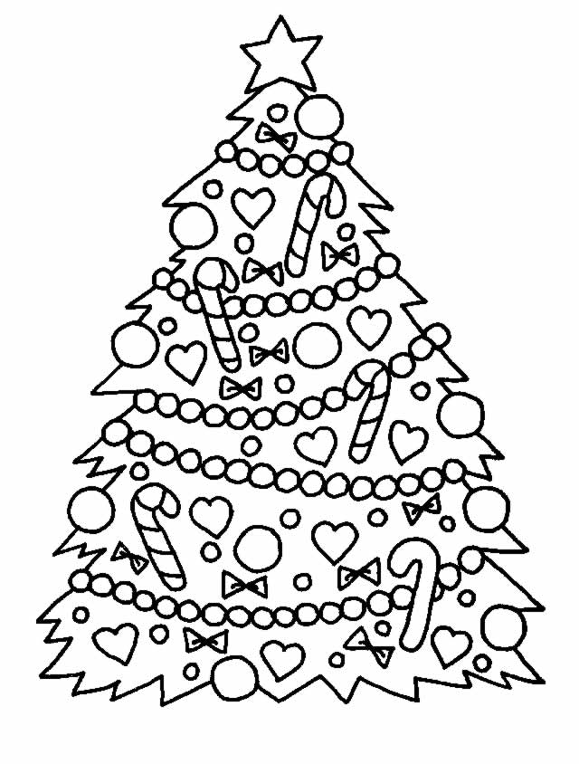 Disegno 9 Natale alberi