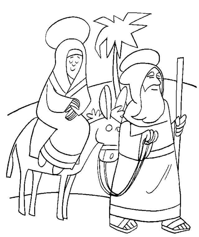 Disegno 3 Natale presepe