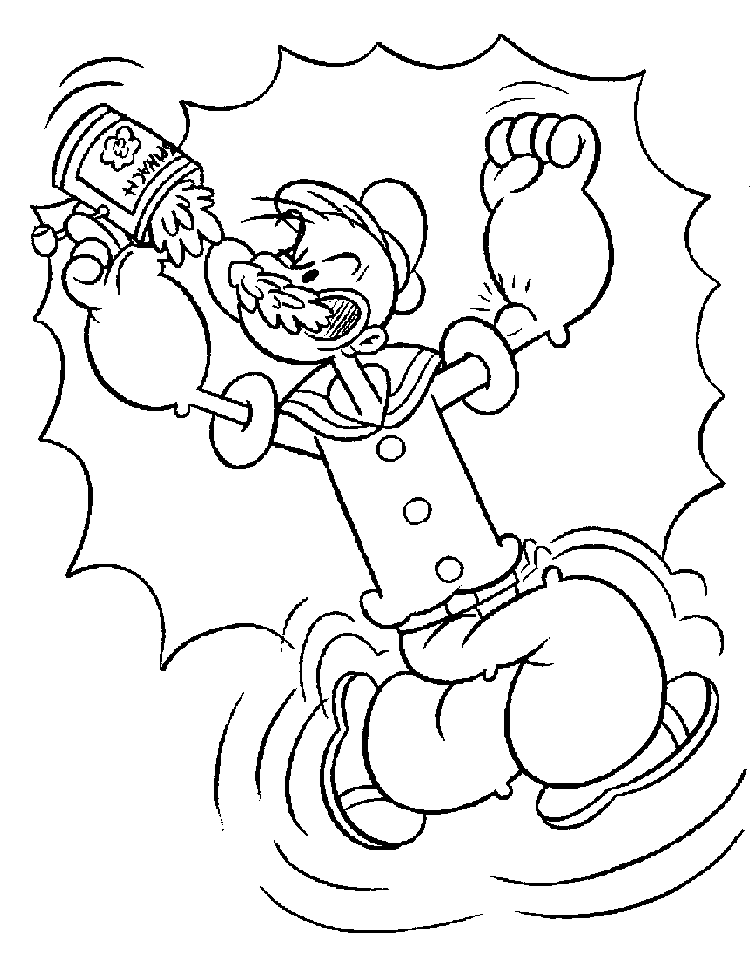 Disegno 17 Popeye