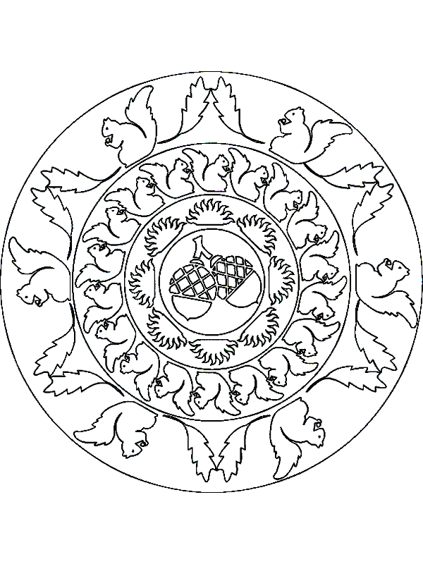 Disegno 20 Scoiattolo