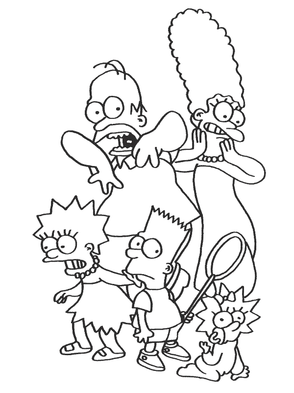 Disegno 4 Simpson
