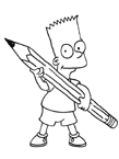 Disegno 17 Simpson