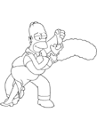 Disegno 18 Simpson