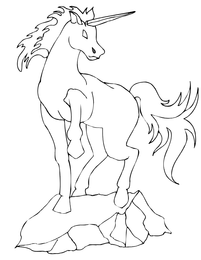 Disegno 32 Unicorno