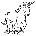 Disegno 21 Unicorno