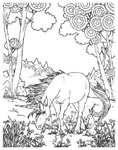 Disegno 28 Unicorno