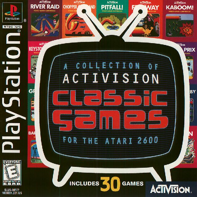 Activision Classic Games ntsc front Actvision Classic Games for the Atari 2600 | PS1
