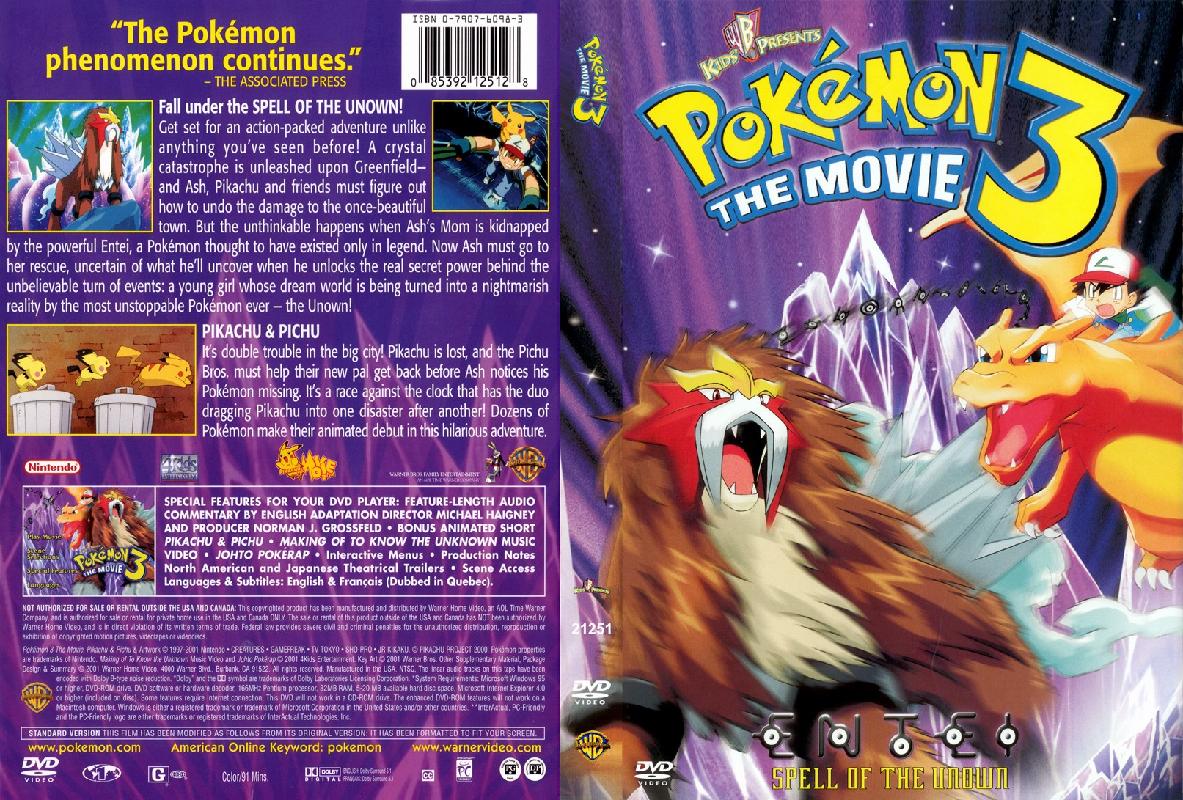 Pokemon movie spell of the unown