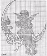 Schema punto croce Angelo Violino Luna 1b