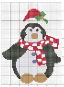 Schema punto croce Pingui 3