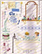 Schema punto croce Bagno 02