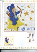 Schema punto croce Baby Oroscopo 10