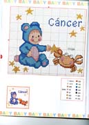 Schema punto croce Baby Oroscopo 3