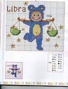 Schema punto croce Baby Oroscopo 8