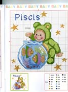 Schema punto croce Baby Oroscopo 9