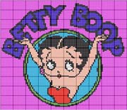 Schema punto croce Betty Boop 16
