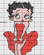 Schema punto croce Betty Boop 4