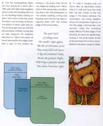 Schema punto croce Calza Orso 1g