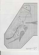 Schema punto croce Calza Uccellini 1b