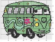 Schema punto croce Camioncino