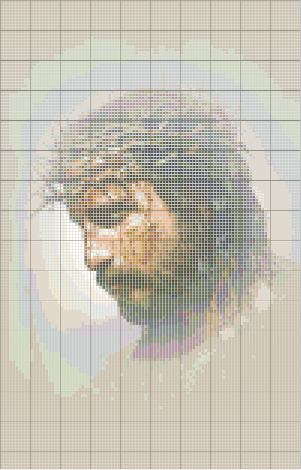 Schema punto croce Jesus