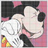 Schema punto croce Mickey-viso